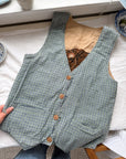 The Reversible Patchwork Cabin Vest (S)