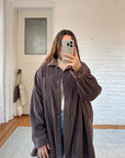 The Hot Cocoa Corduroy Button Up (XL)