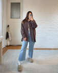 The Hot Cocoa Corduroy Button Up (XL)