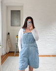 The Light Wash Sky Shortalls (L)