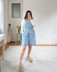 The Light Wash Sky Shortalls (L)