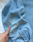 The Flurry Denim Button Up (L)