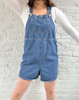 The Solstice Denim Romper (S Maternity)