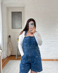 The Embroidered Floral Shortalls (M)