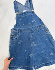 The Embroidered Floral Shortalls (M)