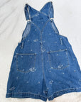 The Embroidered Floral Shortalls (M)