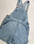 The Light Wash Sky Shortalls (L)