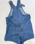 The Solstice Denim Romper (S Maternity)