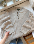 The Warm Tea Henley Sweater (XL)