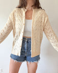 The Buttermilk Knit Cardigan (L)