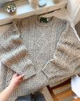 The Speckled Reading Nook Sweater (XL)