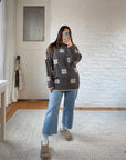 The Brown Snowflake Sweater (L)