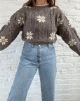 The Brown Snowflake Sweater (L)