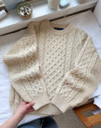 The Warm Milk Fisherman Sweater (L)