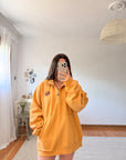 The Acadia Mustard Quarter Zip (XXL)