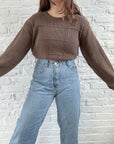 The Pine Cone Checkered Sweater (L)
