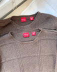The Pine Cone Checkered Sweater (L)