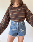 The Granola Striped Sweater (XL)