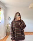 The Granola Striped Sweater (XL)