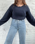 The Warm Blueberry Tea Sweater (XL)