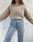 The Oatmeal Mist Sweater (L)