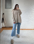The Oatmeal Mist Sweater (L)