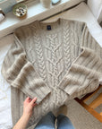 The Oatmeal Mist Sweater (L)