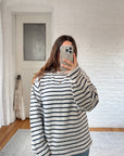 The Striped Sled Sweater (M)