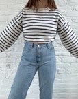 The Striped Sled Sweater (M)