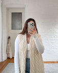 The Celtic Knot Long Sweater Vest (M)