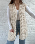 The Celtic Knot Long Sweater Vest (M)
