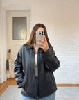 The Dark Coffee Bean Leather Jacket (S)