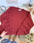 The Apple Spice Textured Sweater (L)