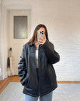 The Warm & Cozy Leather Jacket (XL)