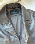The Chocolate Brown Leather Jacket (XL)