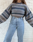The Textured Pattern Sweater (XL)