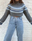 The Winter Fair Isle Mock Neck (L)