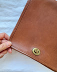 Vintage Coach Compact Pouch Crossbosy