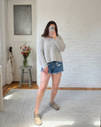 The Grey Textured Sweater (M)