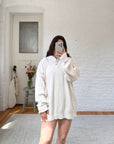 The Cream Henley Sweater (XLT)