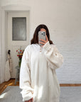 The Cream Henley Sweater (XLT)