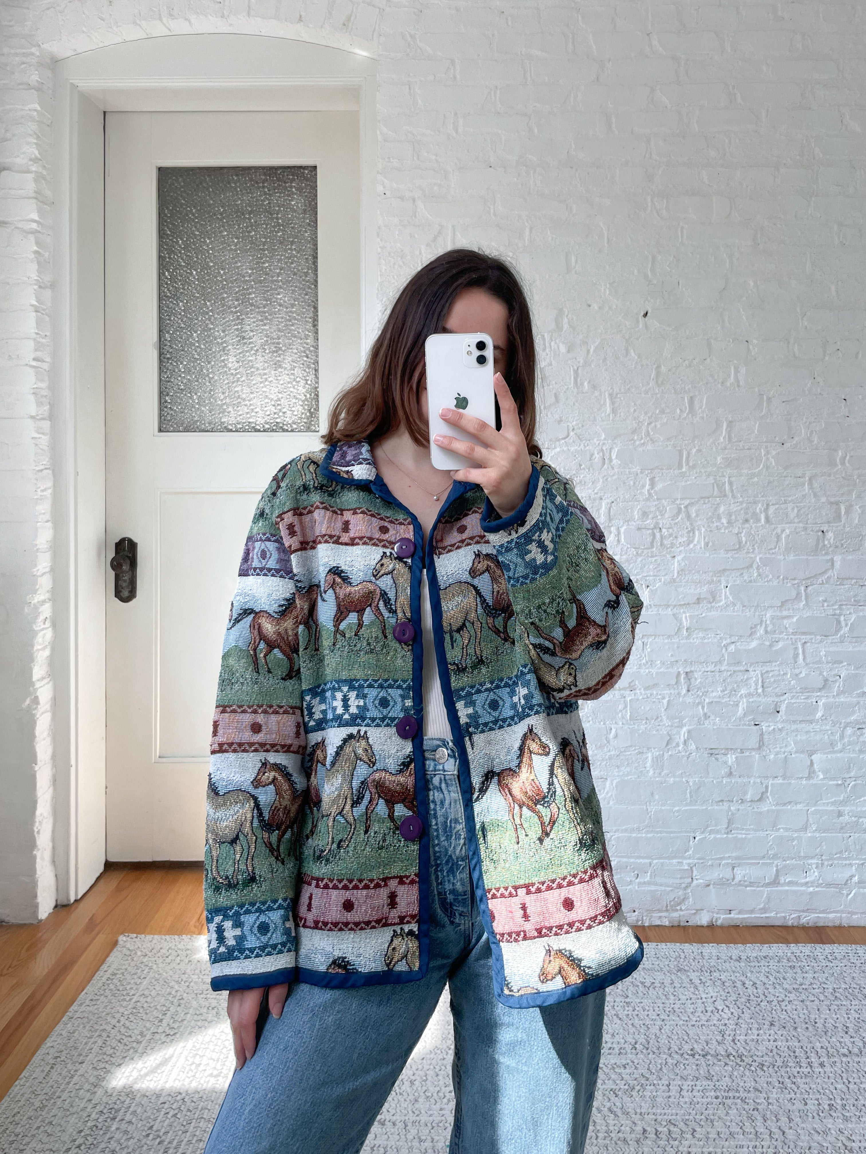 The Wild Horse Tapestry Jacket (XL) – earthful collective