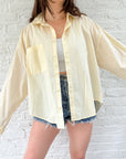 The Lemon Zest Button Up (L)