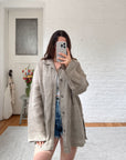 The Linen Chore Button Up (L)