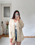 The Butter Yellow Linen Button Up (M)
