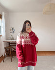 The Candy Cane Snowflake Sweater (XXL)