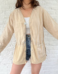 The Butter Yellow Linen Button Up (M)