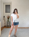 The Floral Embroidered Blouse (M)