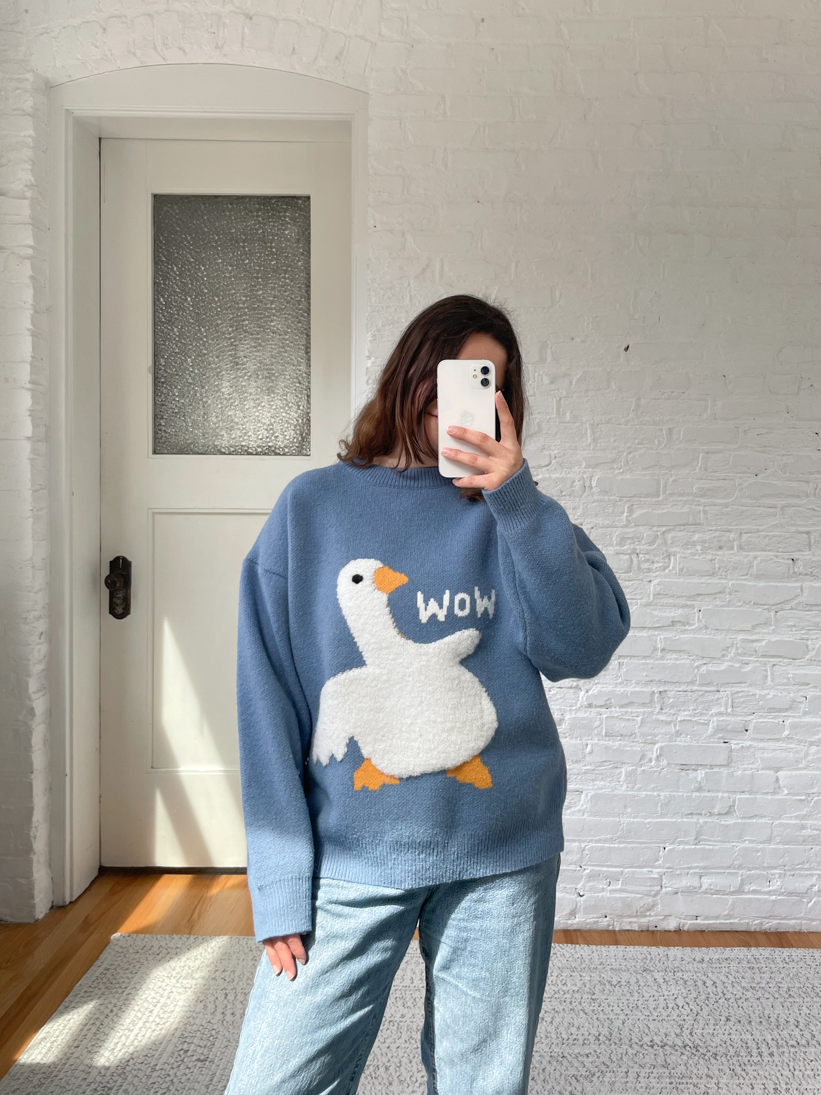 The Wow Duck Sweater (L) – earthful collective