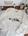 The Cozy Cabin Fuzzy Crewneck (L)